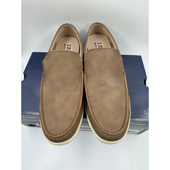 Izod Mens Seapoint Sneaker Loafer Slip On Shoe Size 9.5 Tan- Brown New main image 14